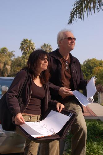 Threshold - Script supervisor Teresa Randi and writer Peter Crombie